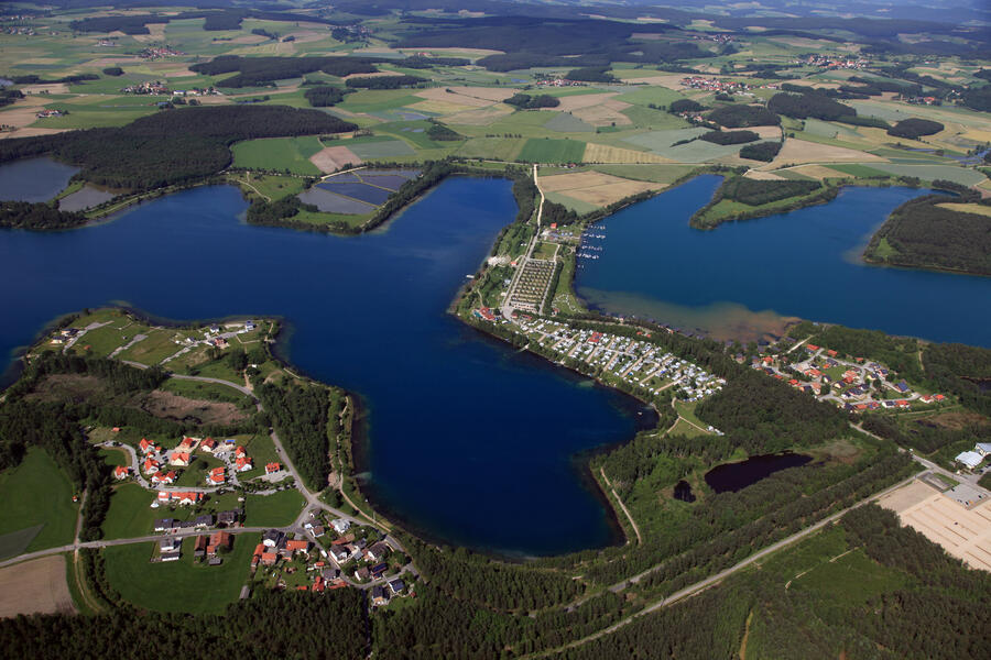 Murner See und Br&uuml;cklsee in Wackersdorf im Oberpf&auml;lzer Seenland