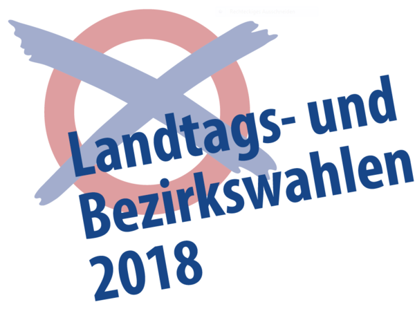 Logo Landtags- und Bezirkswahlen 2018