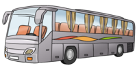 Das Bild zeigt einen Reisebus