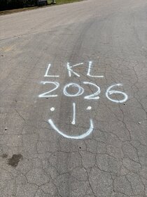 Streckenmarkierungen zum Landkreislauf 2026
