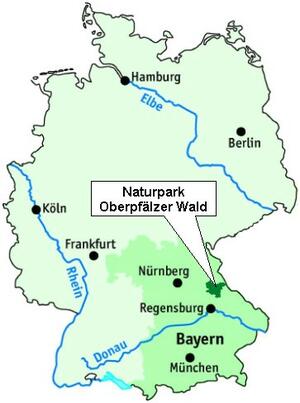 Naturpark Oberpf&auml;lzer Wald in Deutschland
